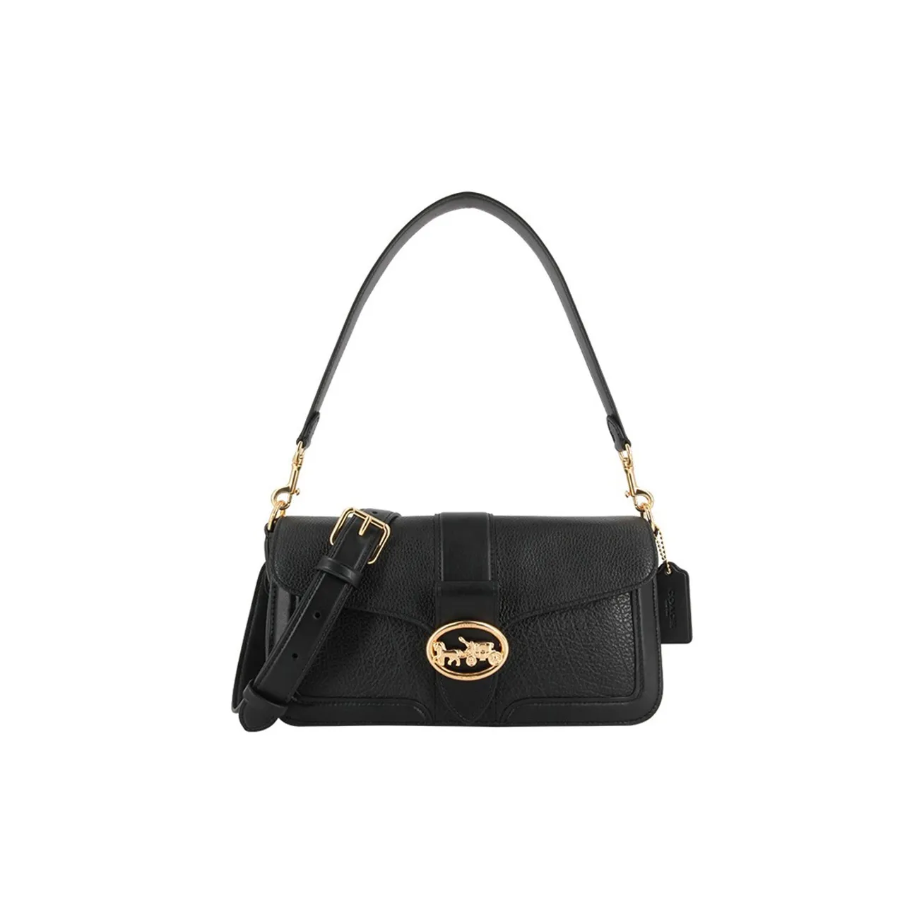 COACH Georgie Leather Dionysus Shoulder Bag Women's