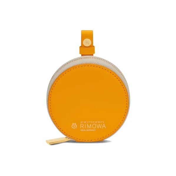 RIMOWA Never Still Leather Handbag Mini Unisex Beige/Orange