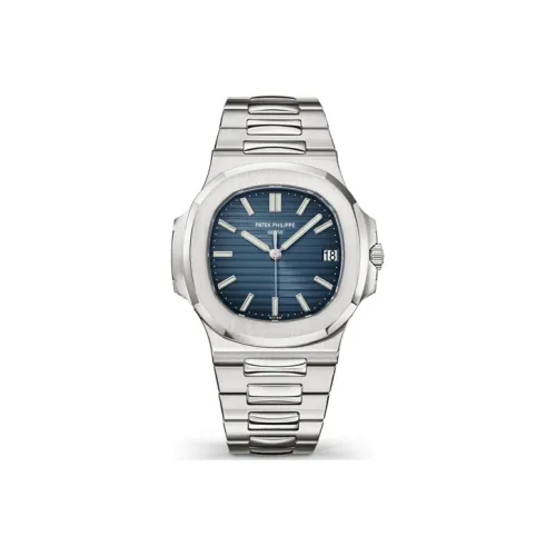 PATEK PHILIPPE Механический Movement Мужские Спортивно-Элегантные Часы NAUTILUS Series 40mm*8,3mm Синие