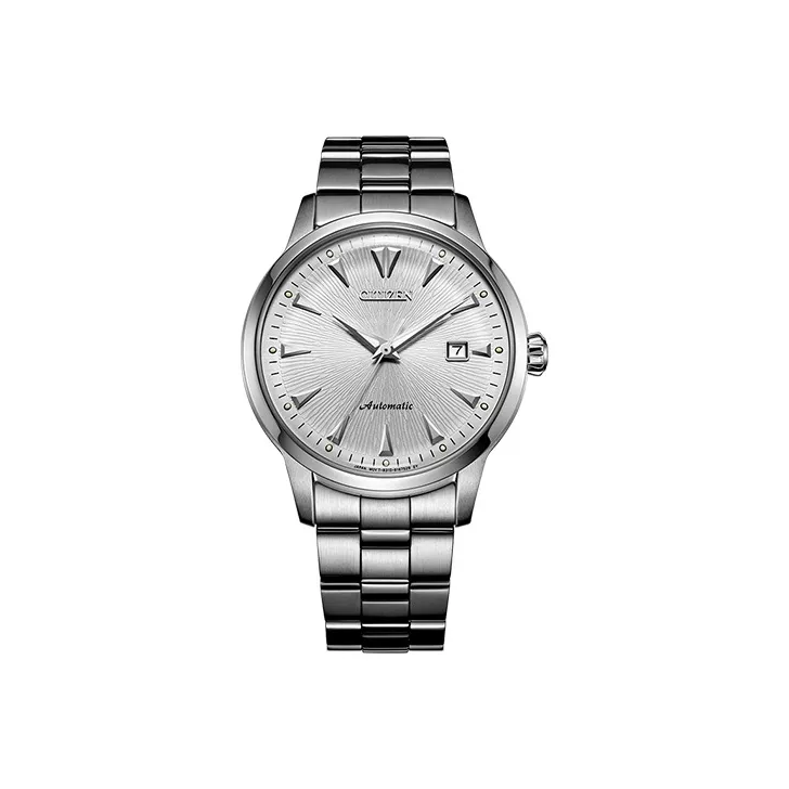CITIZEN Automatic Mechanical Movement Stainless Steel Strap Watch Men's Watch Silver Dial