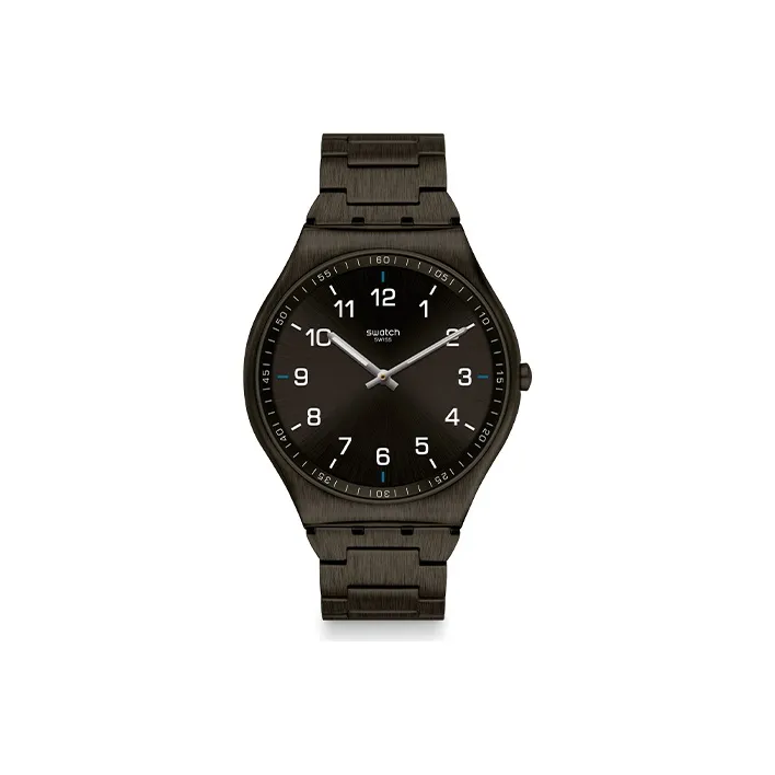 Swatch Quartz Механизм Мужские часы 42mm*45,6mm*6,7mm Черный