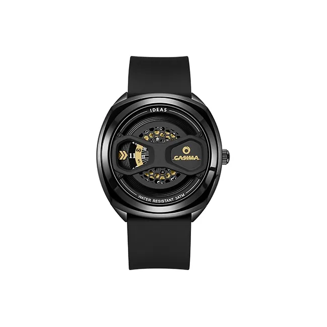 CASIMA Cyberpunk Collection Кварцевый механизм Часы Мужские Черный циферблат CS2149 2