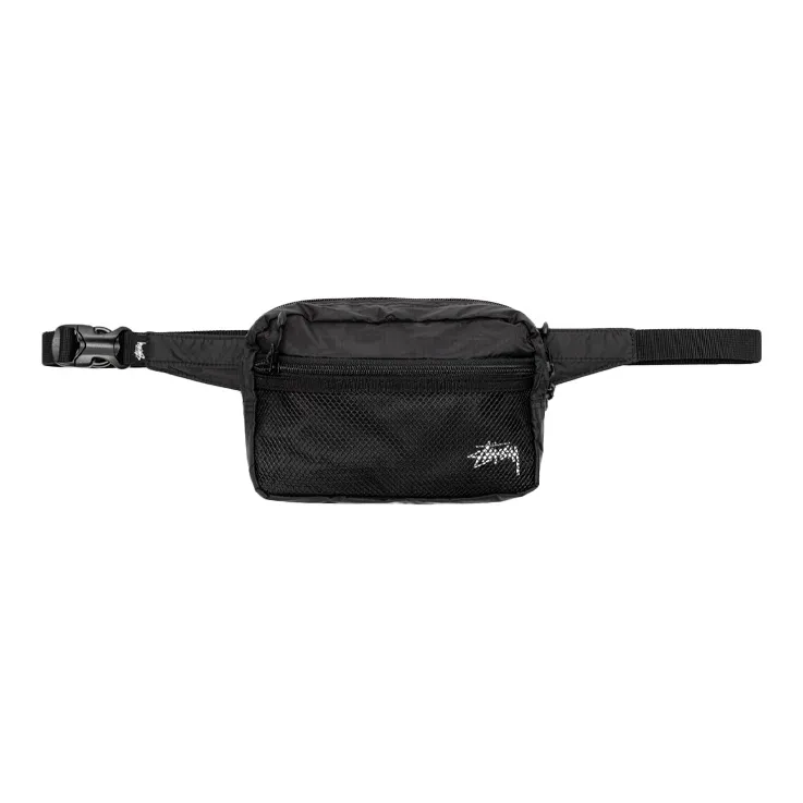 Stussy Nylon Sling Bags Crossbody Bag Fanny Pack Regular Unisex Black