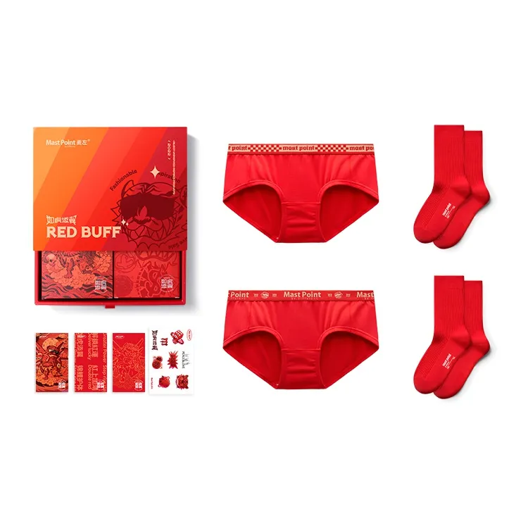 Mast Point Нижнее белье Женское Набор в подарочной коробке Счастливый красный