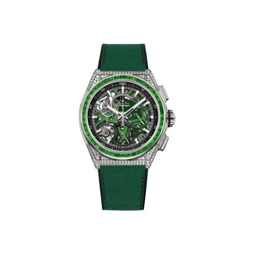 ZENITH Автоматический Механический Movement Мужские Часы Defy Collection 44 мм Зеленые