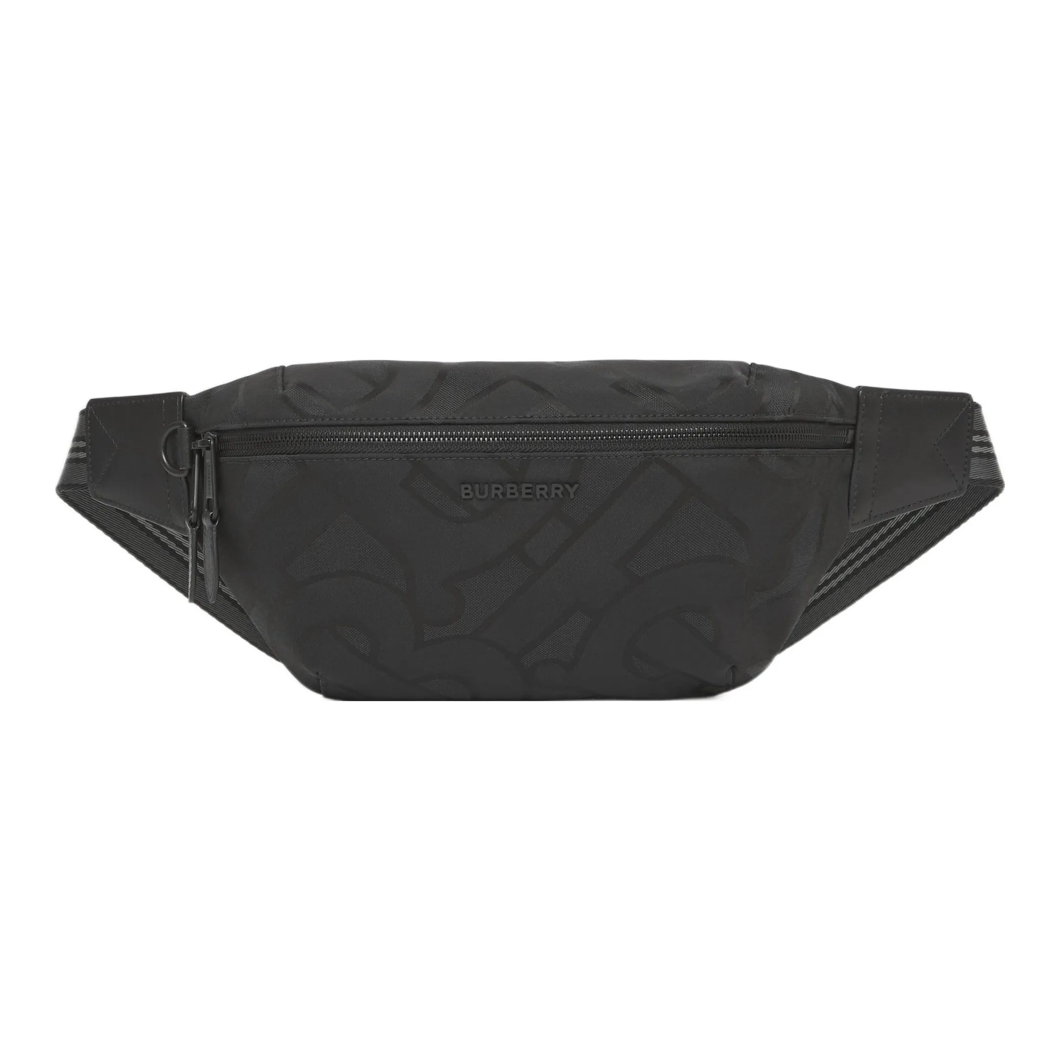 Burberry Polyester One Shoulder Crossbody Bag, Sling Bag, Fanny Pack Regular Men's Black