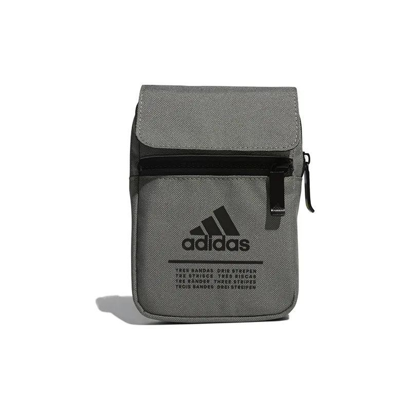 Adidas Нейлон Сумка через плечо Стандартная Унисекс Серый Relic Зеленый