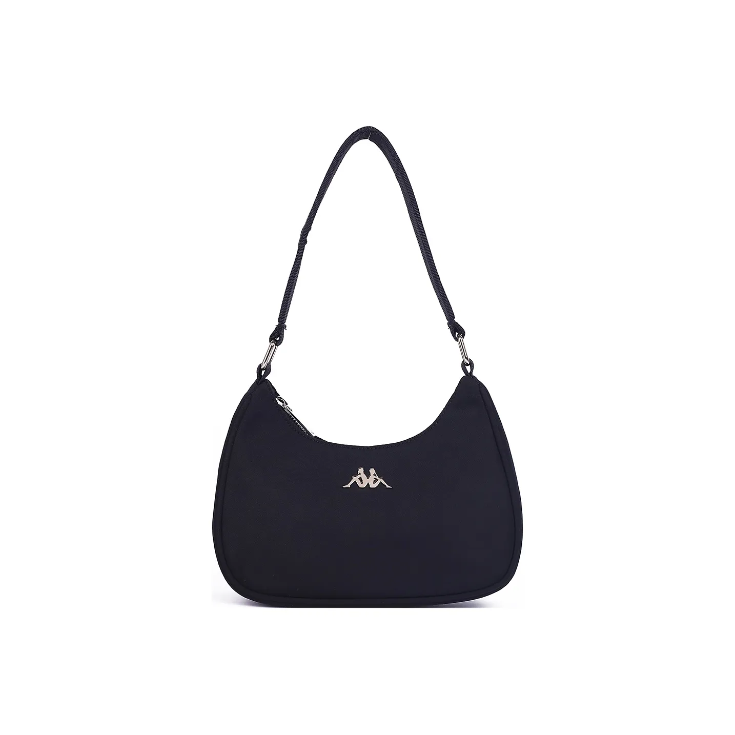 Kappa Nylon Shoulder Bag Mahjong Handbags Shoulder Bags Women's Classic Black
