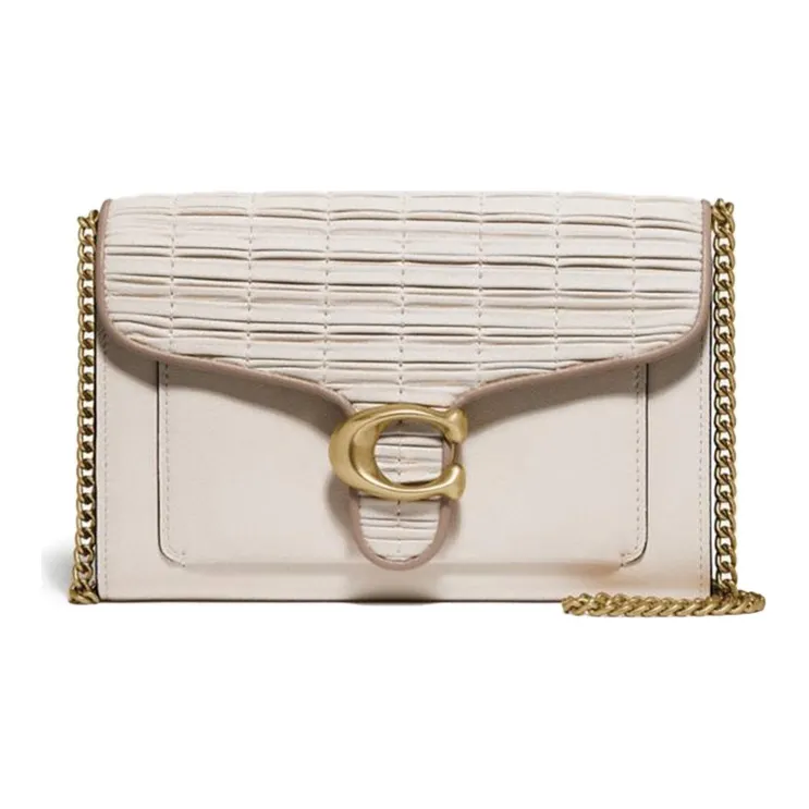 COACH Tabby Коровья кожа Сумка с цепочкой Сумка через плечо Сумка на плечо Женская Белая