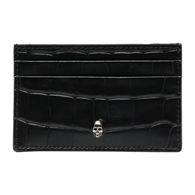 Alexander McQueen Leather Wallet Regular Women's Black