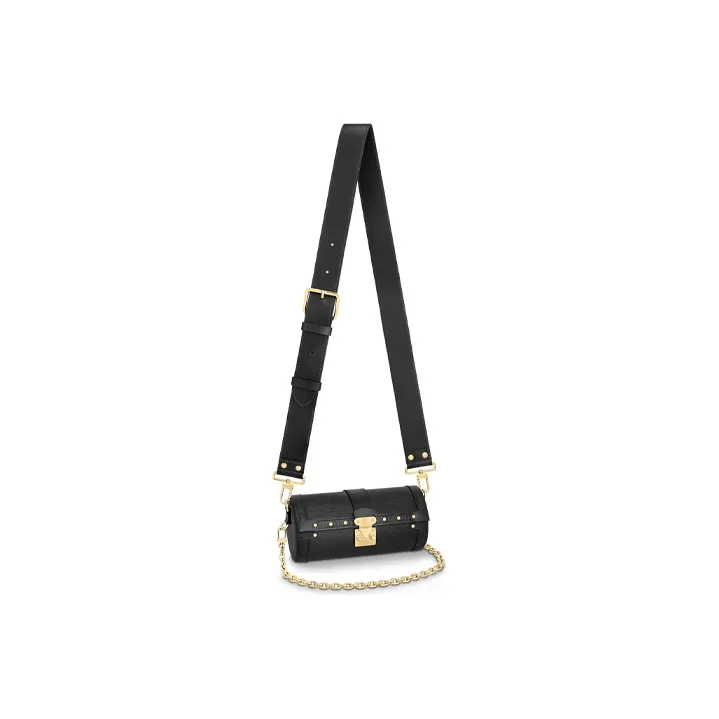 LOUIS VUITTON Papillon Trunk Epi Black