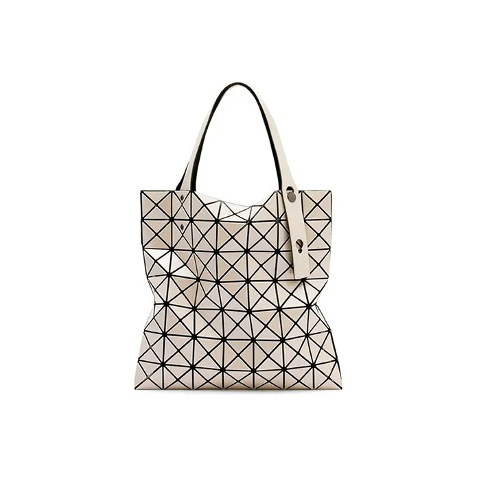 ISSEY MIYAKE Prism PVC Тоут Сумка для покупок Сумка для ноутбука Сумка на одно плечо Унисекс Бежевый