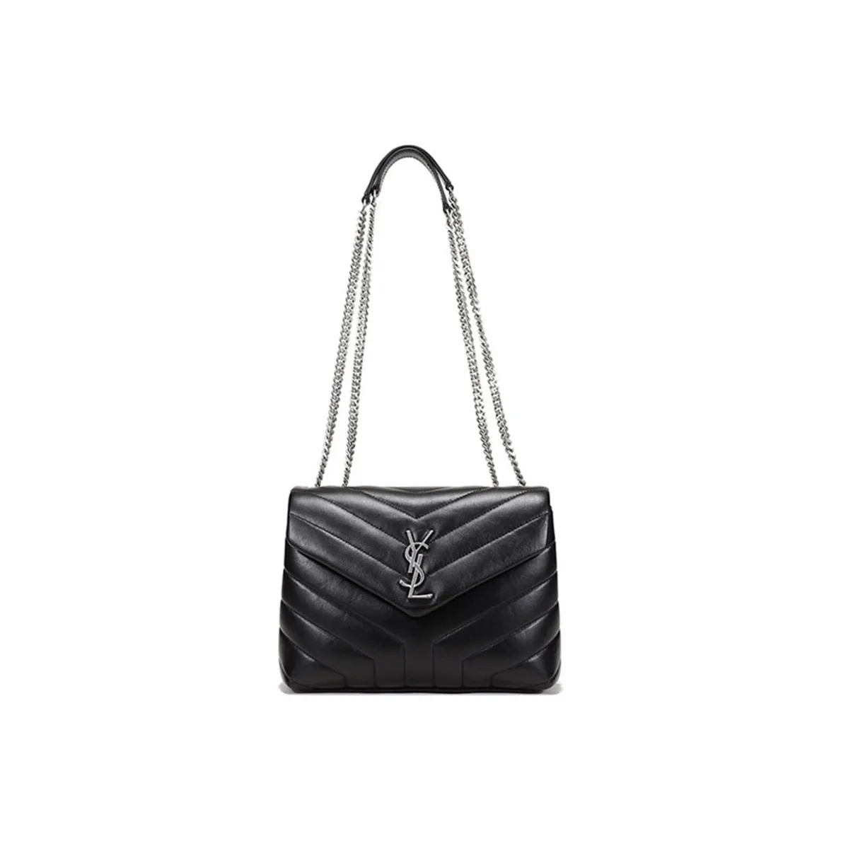 SAINT LAURENT Loulou Quilted Small Shoulder Bag