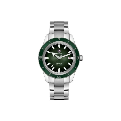 RADO Автоматический Механический Movement Мужские часы Captain Cook Collection, 42 мм, зеленый