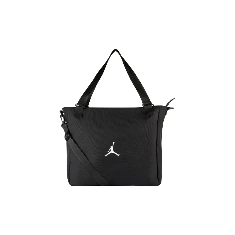 Jordan Canvas Tote Bag Shopping Bag Shoulder Bag Crossbody Bag Handbag Regular Unisex Black