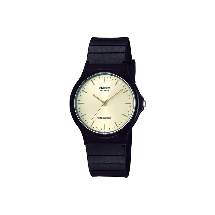 CASIO Volkswagen Pointer Series Кварцевый механизм Смольный ремешок Часы Мужские часы Золотой циферблат