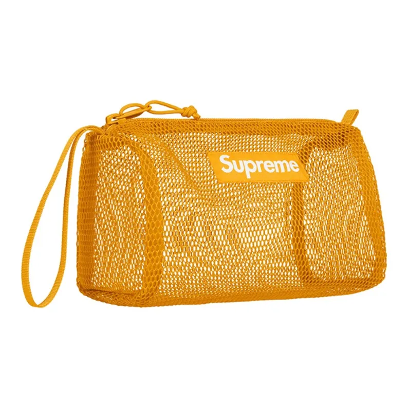 Supreme Spring/Summer 2020 Collection Nylon Toiletry, Makeup, Travel Storage Bag Unisex Yellow