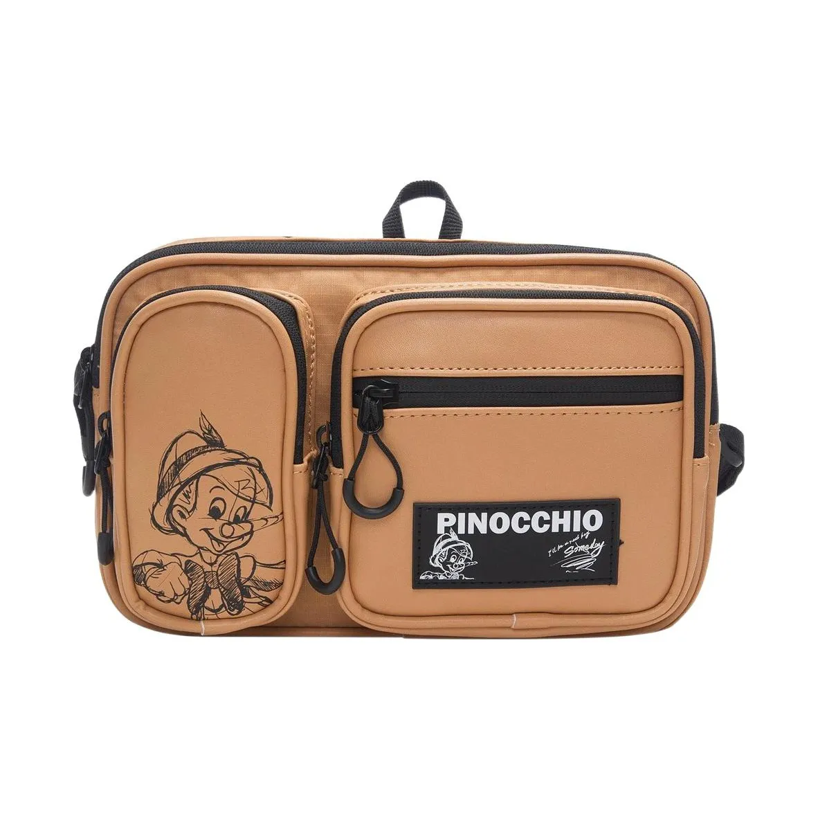 LiNing Disney Collaboration Sportlife Polyamide Shoulder Bag, Crossbody Bag Regular Unisex Dark Brown