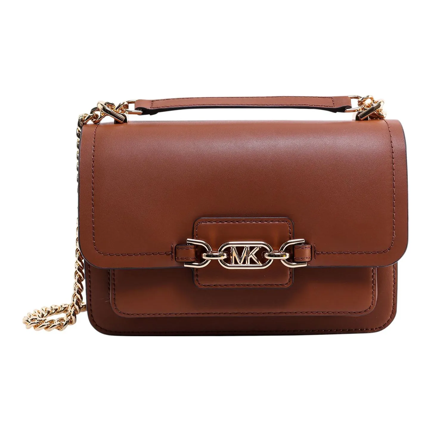 MICHAEL KORS Сумка через плечо из кожи женская коричневая