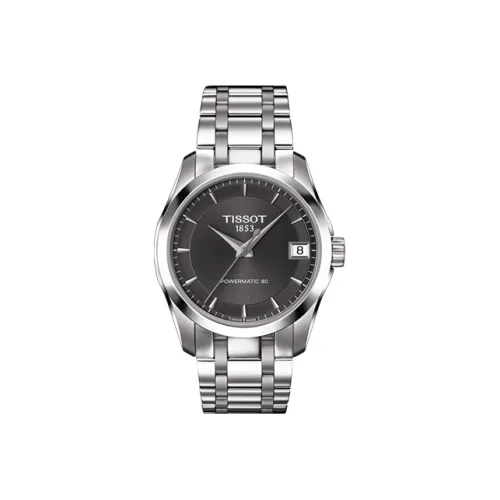 Tissot Автоматический Механический Movement Женские Часы Kutu Collection 32 мм Серые