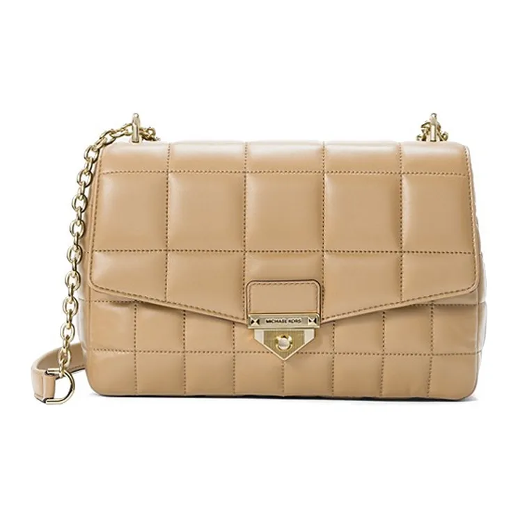 MICHAEL KORS Soho Sheepskin Crossbody Bag Extra Large Women's CAMEL MICHAEL KORS Soho Овчина Сумка через плечо Экстра-большая Женская CAMEL