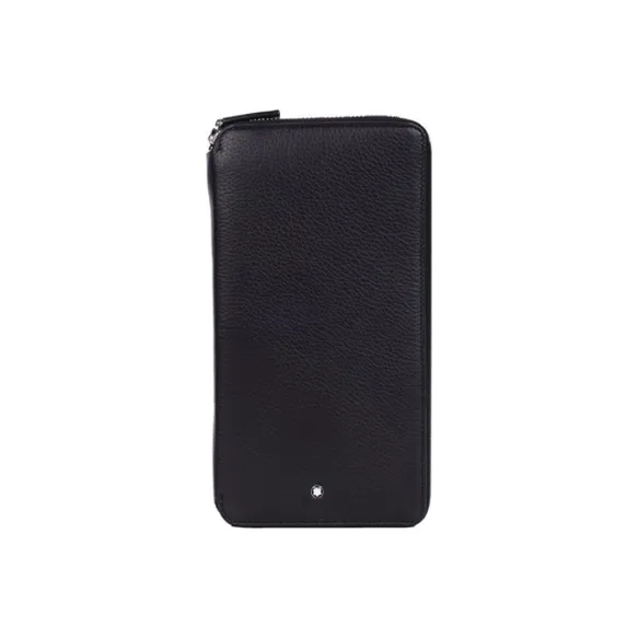 MONTBLANC Кошелек из коровьей кожи мужской черный