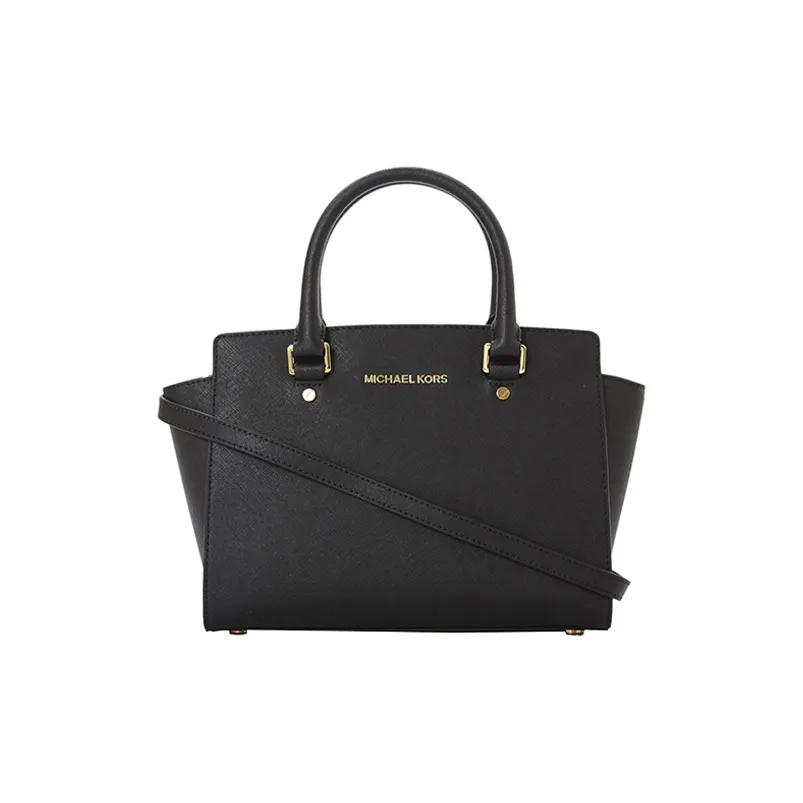 MICHAEL KORS Selma Кожа Сумка Сумка через плечо Сумка через плечо Средний Женская Черная