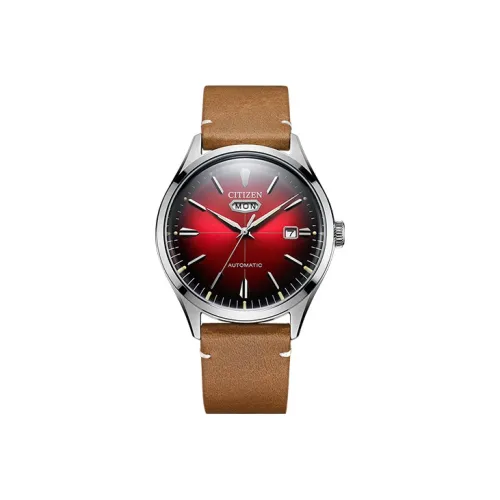 CITIZEN Механический Movement Мужская Механическая Серийная Часы 40mm*13mm Красные