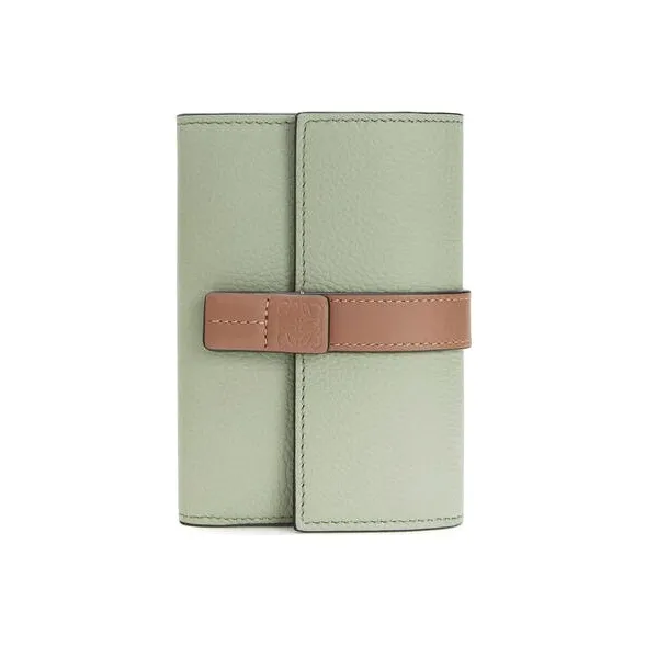 LOEWE Calfskin Wallet Women's Light Green