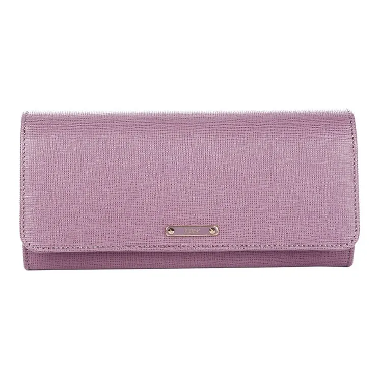 FENDI Leather Wallet, Wallet Women's Light Purple Candy