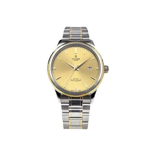 TUDOR Автоматический Механический Movement Мужские Часы Wind Style Collection 41 мм Желтые
