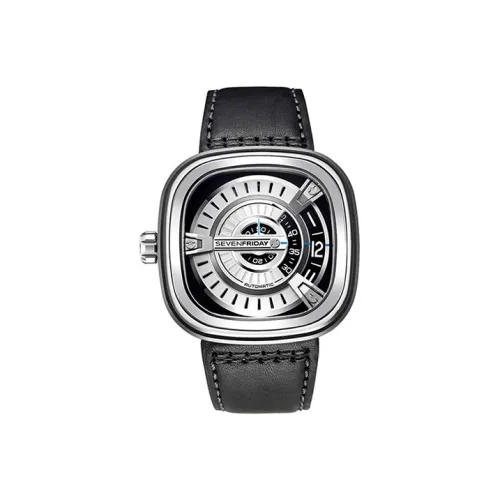 SEVENFRIDAY Механические Мужские Часы Movement 47mm*47,6mm Черные