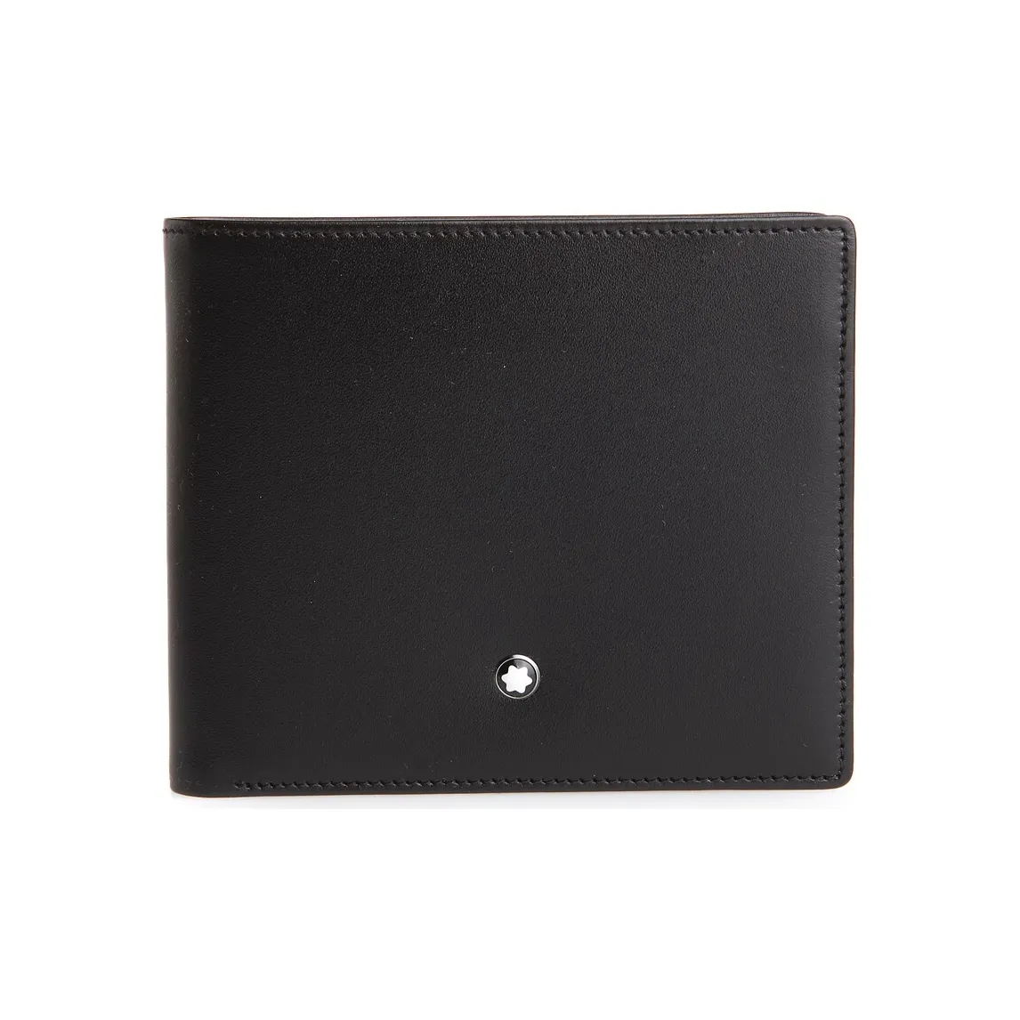 MONTBLANC Кожа Монета Кошелек Мужской Черный