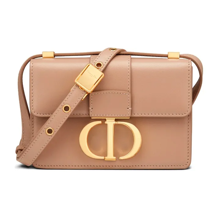 DIOR Polished Calfskin Box Bag, Shoulder Bag, Crossbody Bag, Shoulder Bag Women's Pink