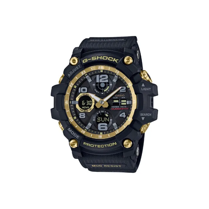 CASIO Кварцевый механизм Мужской Мастер OF серия Land часы 56,2мм*54,9мм Черный