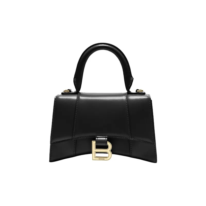 Balenciaga Hourglass Top Handle Xs Black