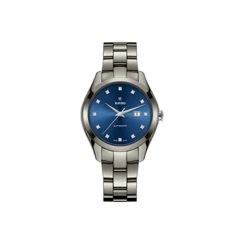 RADO Автоматический Механический Movement Женские Glam Slam Collection Часы 36 мм Синие
