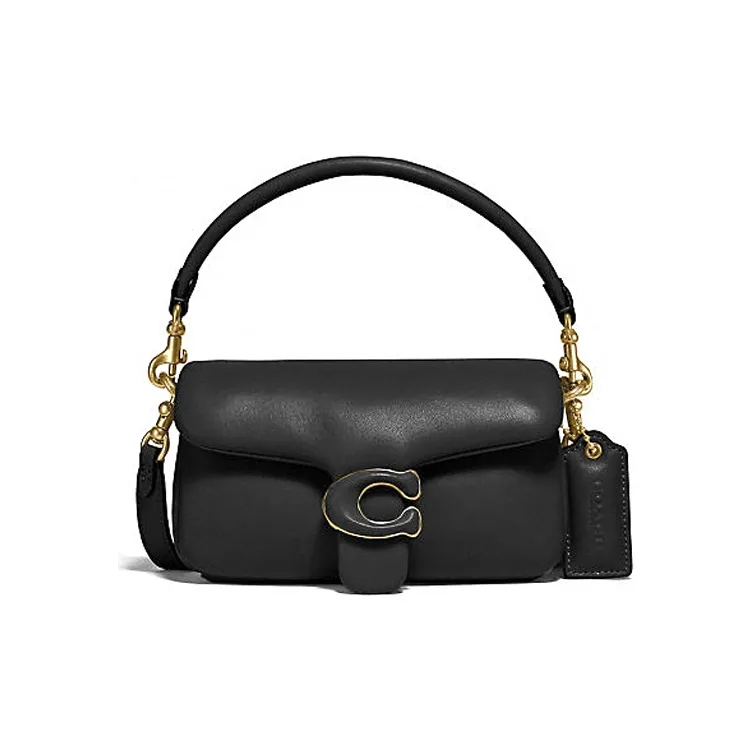 COACH Tabby Leather Cloud Bag Shoulder Bag Crossbody Bag Handbag Mini Women's Black