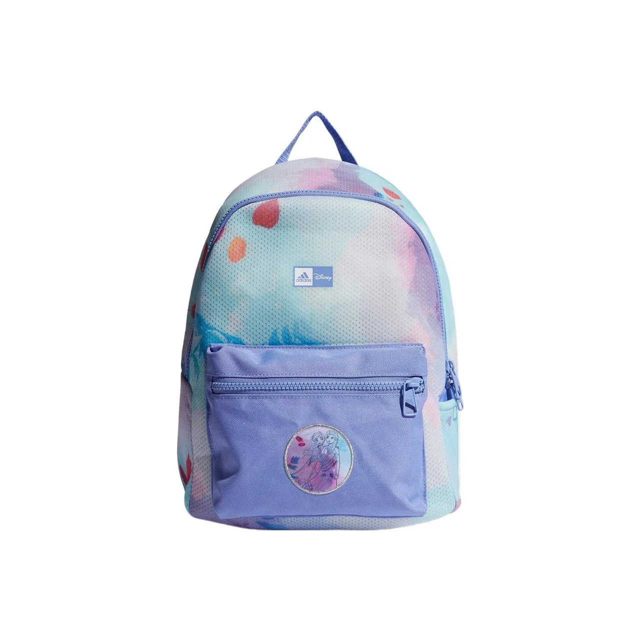 Adidas Disney X Frozen Collaboration Polyester Backpack Women's Green & Purple & Pink & White