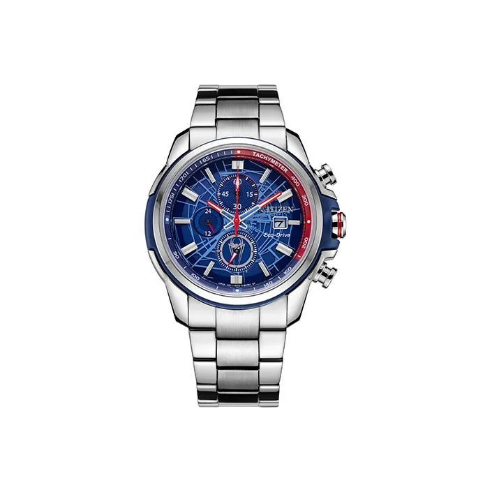 CITIZEN Световой Кварцевый Механизм Мужские Часы Ecology Drive Collection Синий