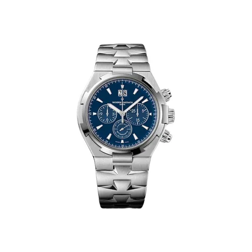 Vacheron Constantin Автоматический Механический Movement Мужские Часы Longitudinal и Lateral Collection OVERSEAS 42 мм Синий