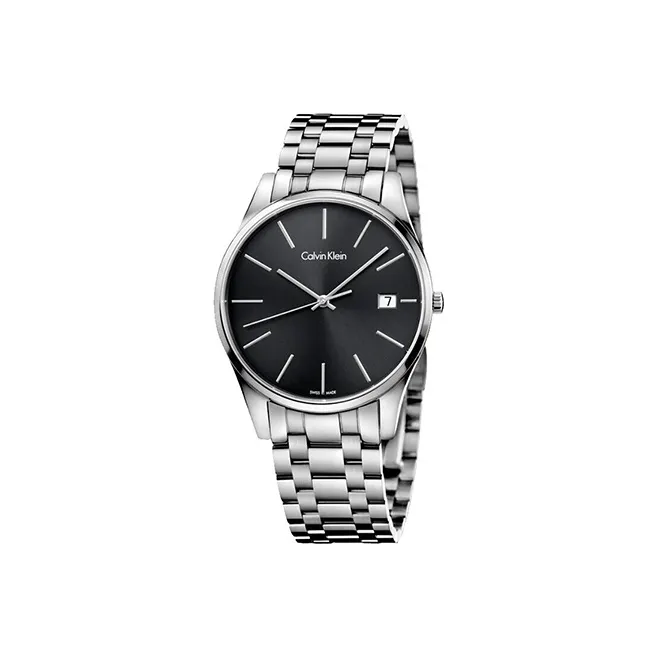 Calvin Klein Кварцевый механизм Мужские часы CK Quartz 40 мм Черные