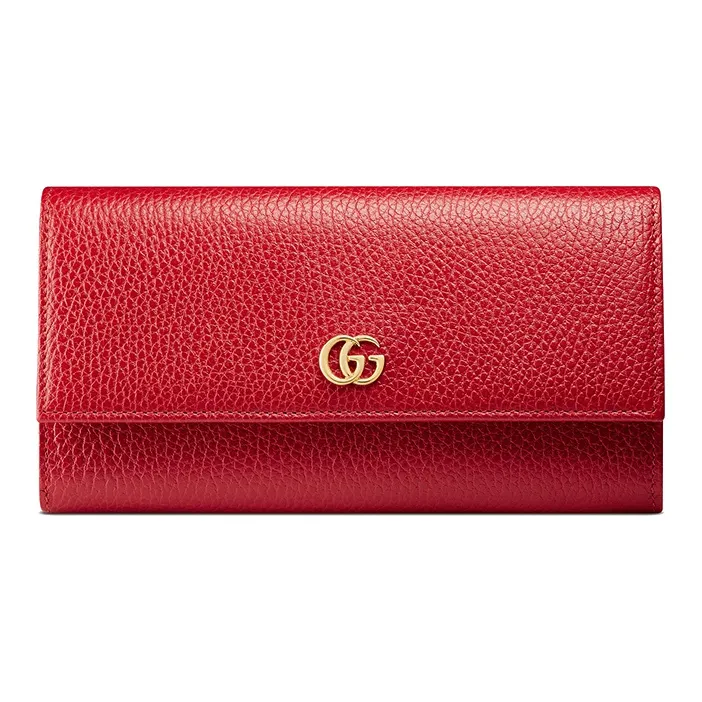 GUCCI GG Marmont Кожа Кошелек Женские Красный