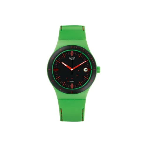 SWATCH Автоматический Механический Movement Мужские Часы 42 мм Черные