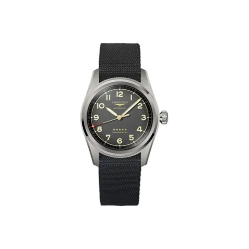 LONGINES Автоматический Механический Движение Мужские Spirit Collection Часы 42 мм Черные