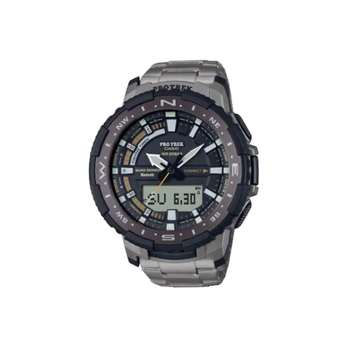 CASIO PRO TREK Collection PRT Кварцевый механизм Часы Мужские Черный циферблат PRT B70T 7JF