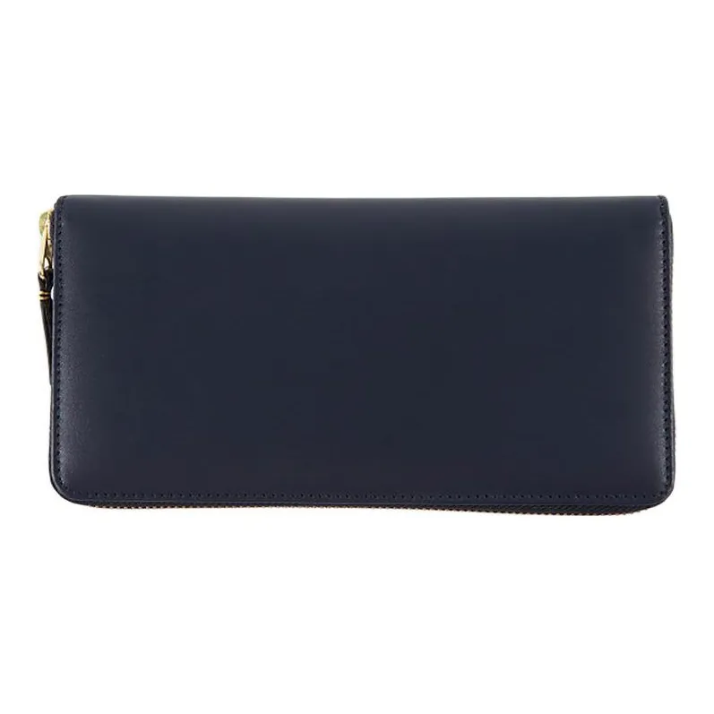 CDG Кожа Кошелек Стандартный Женский Темно-синий