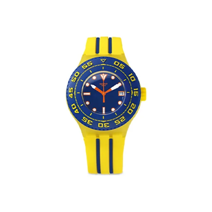 Swatch Quartz Movement Женские часы 44 мм Синие