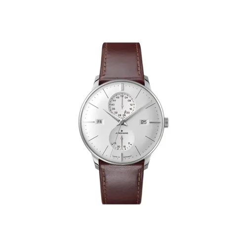 JUNGHANS Автоматический Механический Movement Мужские Meister Master Collection Часы 40,4mm*12mm Белый