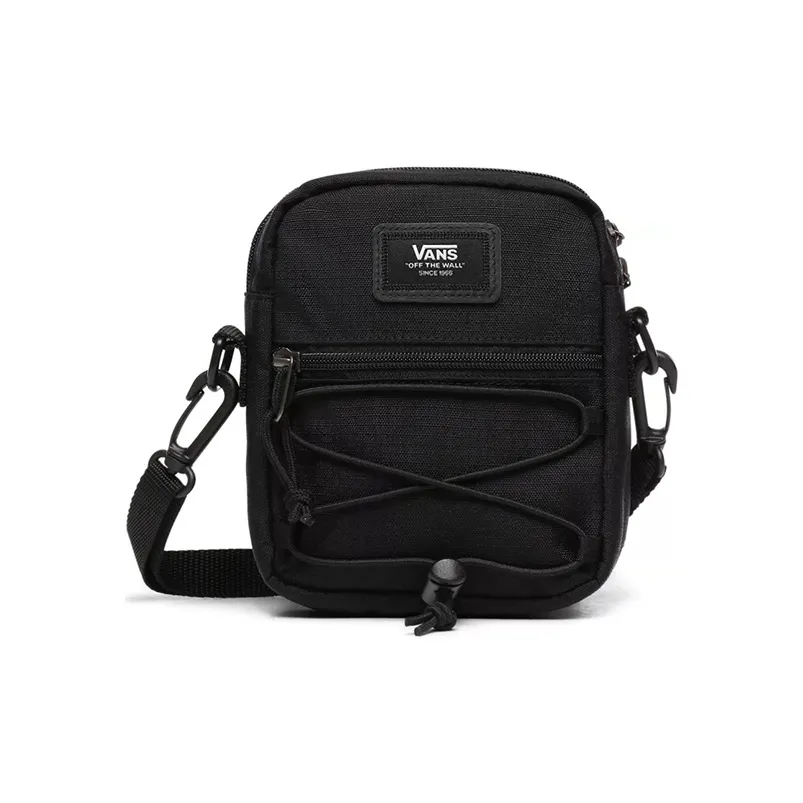 Vans Nylon Fabric Shoulder Bag, Crossbody Bag Regular Unisex Black